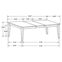Load image into Gallery viewer, Louise Extension Dining Table