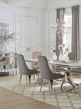 Load image into Gallery viewer, Antoine Upholstered Demi Arm Dining Side Chairs (Set of 2)