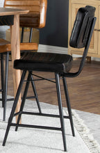 Load image into Gallery viewer, Partridge Upholstered Counter Height Stools with Footrest (Set of 2)