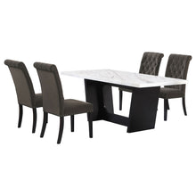 Load image into Gallery viewer, Sherry Rectangular Marble Top Dining Table set
