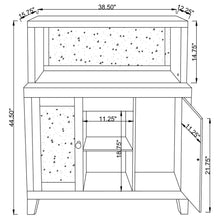 Load image into Gallery viewer, Yvaine Bar &amp; Wine Cabinet