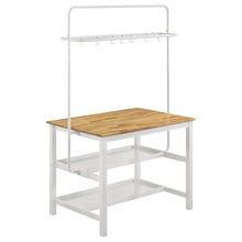 Load image into Gallery viewer, Edgeworth 3-piece Kitchen Island Counter Table Set White