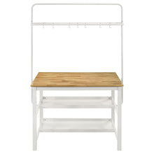 Load image into Gallery viewer, Edgeworth 3-piece Kitchen Island Counter Table Set White