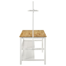 Load image into Gallery viewer, Edgeworth 3-piece Kitchen Island Counter Table Set White