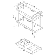 Load image into Gallery viewer, Ventura Bar Cart