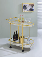 Load image into Gallery viewer, Desiree 2-tier Bar Cart with Casters Black