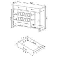 Load image into Gallery viewer, Melrose Bar &amp; Wine Cabinet