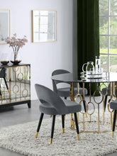 Load image into Gallery viewer, Lindsey Arched Back Upholstered Side Chairs Grey (Set of 2)
