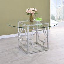 Load image into Gallery viewer, Starlight Round Glass Top Dining Table image