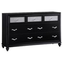 Load image into Gallery viewer, Barzini 7-drawer Rectangular Dresser Black image