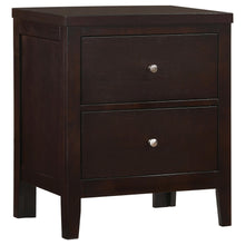 Load image into Gallery viewer, Carlton 2-drawer Rectangular Nightstand Cappuccino