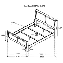 Load image into Gallery viewer, Louis Philippe Queen Beds