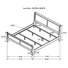 Load image into Gallery viewer, Louis Philippe Bedroom Set