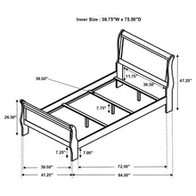 Load image into Gallery viewer, Louis Philippe Queen Beds
