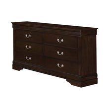 Load image into Gallery viewer, Louis Philippe 6-drawer Dresser Cappuccino image