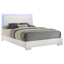 Load image into Gallery viewer, Felicity Panel Bed with LED Lighting