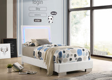 Load image into Gallery viewer, Felicity Panel Bed with LED Lighting