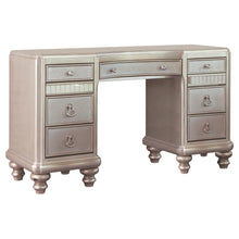 Load image into Gallery viewer, Bling Game 9-drawer Vanity Desk Metallic Platinum image