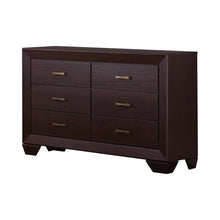 Load image into Gallery viewer, Kauffman 6-drawer Dresser Dark Cocoa image