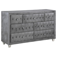 Load image into Gallery viewer, Deanna 7-drawer Rectangular Dresser Grey image