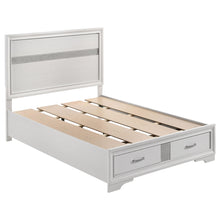 Load image into Gallery viewer, Miranda Full &amp; Twin Storage Bed White