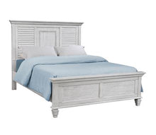 Load image into Gallery viewer, Franco Eastern King &amp; Queen Panel Bed Antique White &amp; Oak