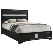 Load image into Gallery viewer, Miranda California King, E.King, Queen, Full, &amp; Twin Bed Black &amp; White