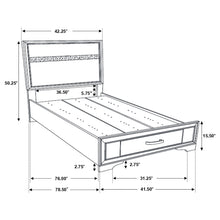 Load image into Gallery viewer, Miranda Panel Platform Storage Bed