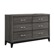 Load image into Gallery viewer, Watson 6-drawer Dresser Grey Oak and Black image