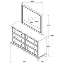 Load image into Gallery viewer, Pembroke Dresser with Mirror
