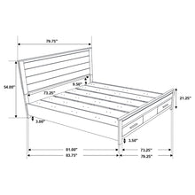 Load image into Gallery viewer, Woodmont Panel Platform Storage Bed