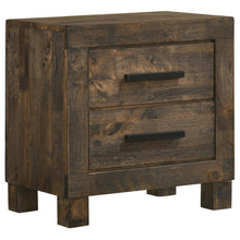 Load image into Gallery viewer, Woodmont 2-drawer Nightstand Rustic Golden Brown