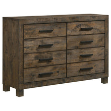 Load image into Gallery viewer, Woodmont 8-drawer Dresser Rustic Golden Brown image