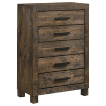 Load image into Gallery viewer, Woodmont 5-drawer Chest Rustic Golden Brown