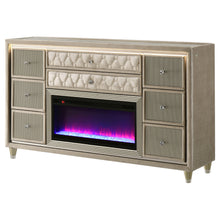 Load image into Gallery viewer, Lorient LED Dresser with Flame Visualizer