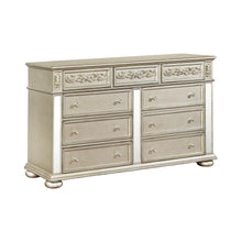 Load image into Gallery viewer, Heidi 9-drawer Dresser Metallic Platinum image