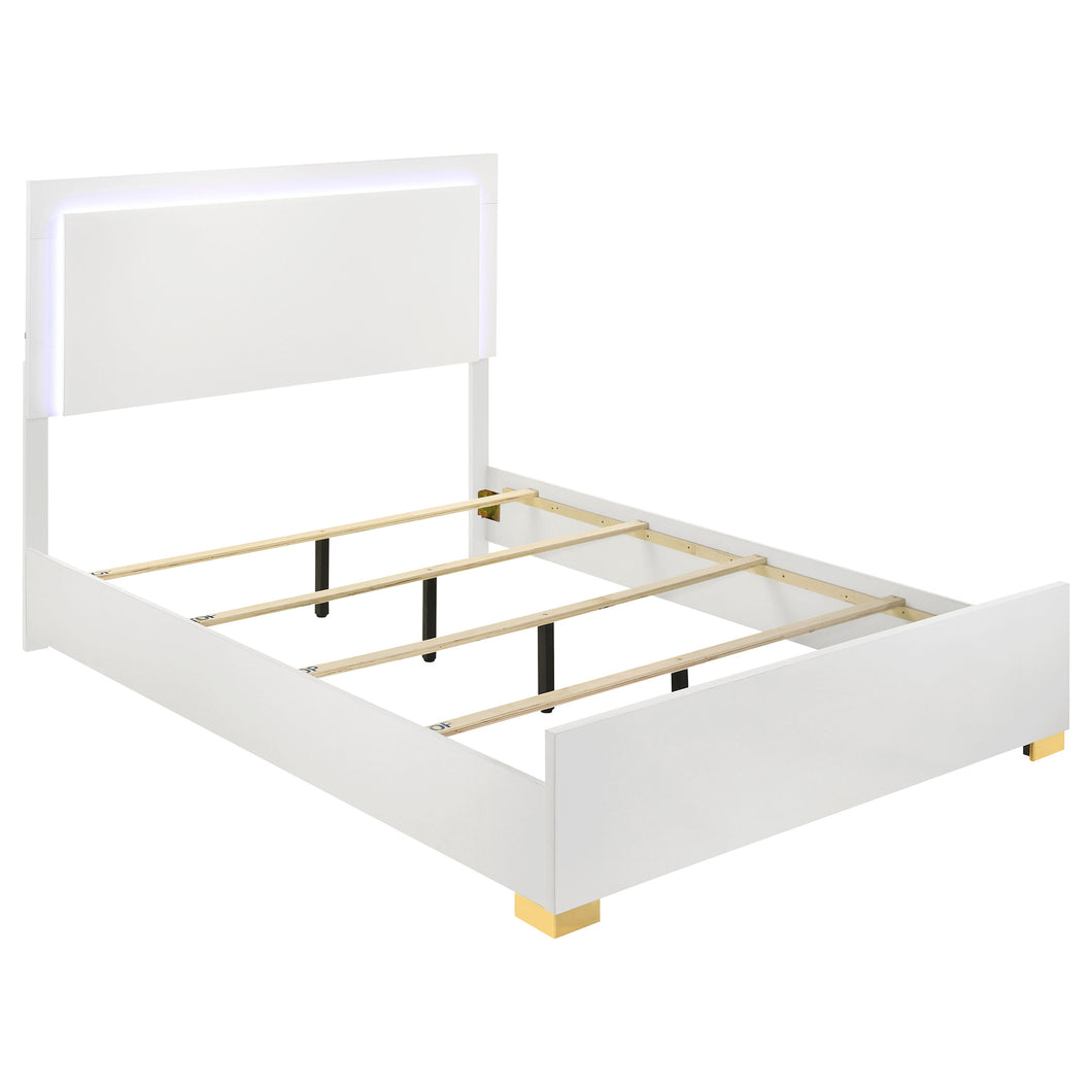 Marceline Beds White & Black Eastren King, Full, Twin, & Queen