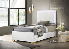 Load image into Gallery viewer, Marceline Panel Bed with LED Lighting