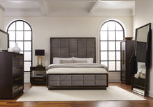 Load image into Gallery viewer, Durango Panel Bedroom Set Grey and Smoked Peppercorn image