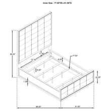 Load image into Gallery viewer, Durango 4 &amp; 5 Piece E.King, Cal.King &amp; Queen Bedroom Set