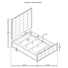 Load image into Gallery viewer, Durango 4 &amp; 5 Piece E.King, Cal.King &amp; Queen Bedroom Set