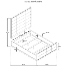 Load image into Gallery viewer, Durango 4 &amp; 5 Piece E.King, Cal.King &amp; Queen Bedroom Set