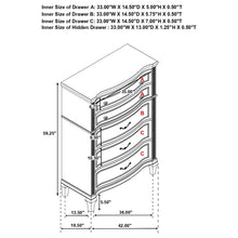 Load image into Gallery viewer, Evangeline 4 &amp; 5 Piece Bedroom Set