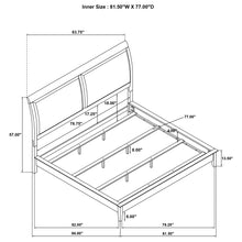 Load image into Gallery viewer, Bexhill California King, E.King, Queen Bed