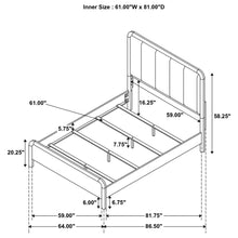Load image into Gallery viewer, Amsbury California King, E.King, &amp; Queen Bed