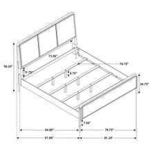 Load image into Gallery viewer, Arini Upholstered Panel Bed