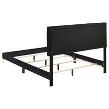 Load image into Gallery viewer, Kendall Panel Bed E.King, &amp; Queen Black &amp; White