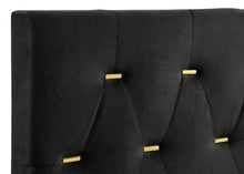 Load image into Gallery viewer, Kendall Panel Bed E.King, &amp; Queen Black &amp; White