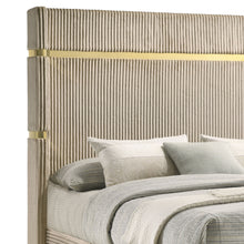 Load image into Gallery viewer, Lucia Eastern King &amp; Queen Bed Beige &amp; Grey