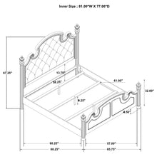 Load image into Gallery viewer, Celina Eastern King &amp; Queen Bed
